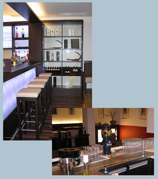 Bar und Lounge in einem Hotel 2 Design Heinz Hohnstädt